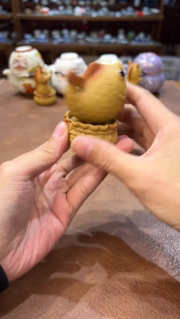 真的很便宜超好看会开片的旅行茶具