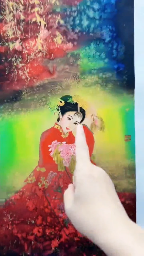 【闪购商品】绘画柳晓叶绘画8平尺人物