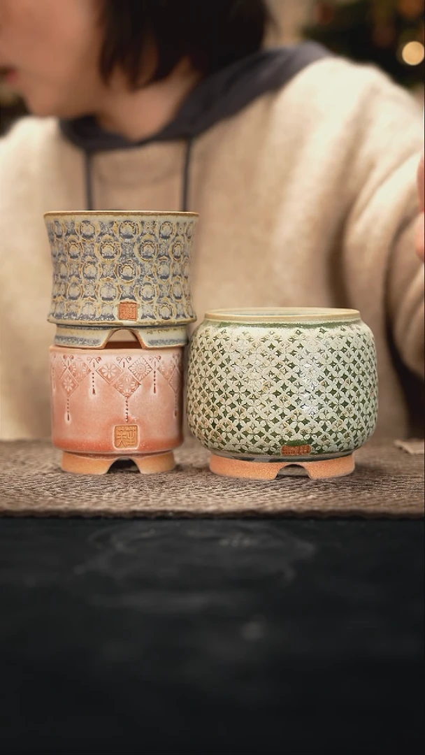 口径花盆12-29-212一组4个特