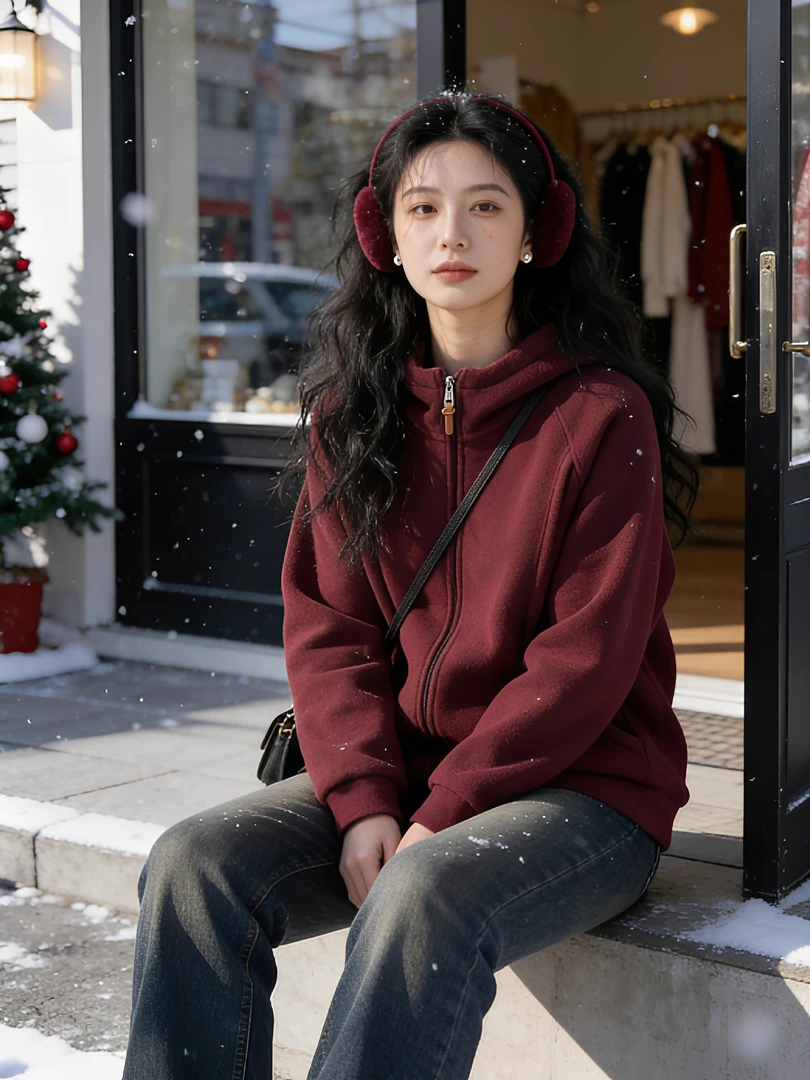 大码女装 胸112-136 双面复合加厚奥粒绒外套7008#