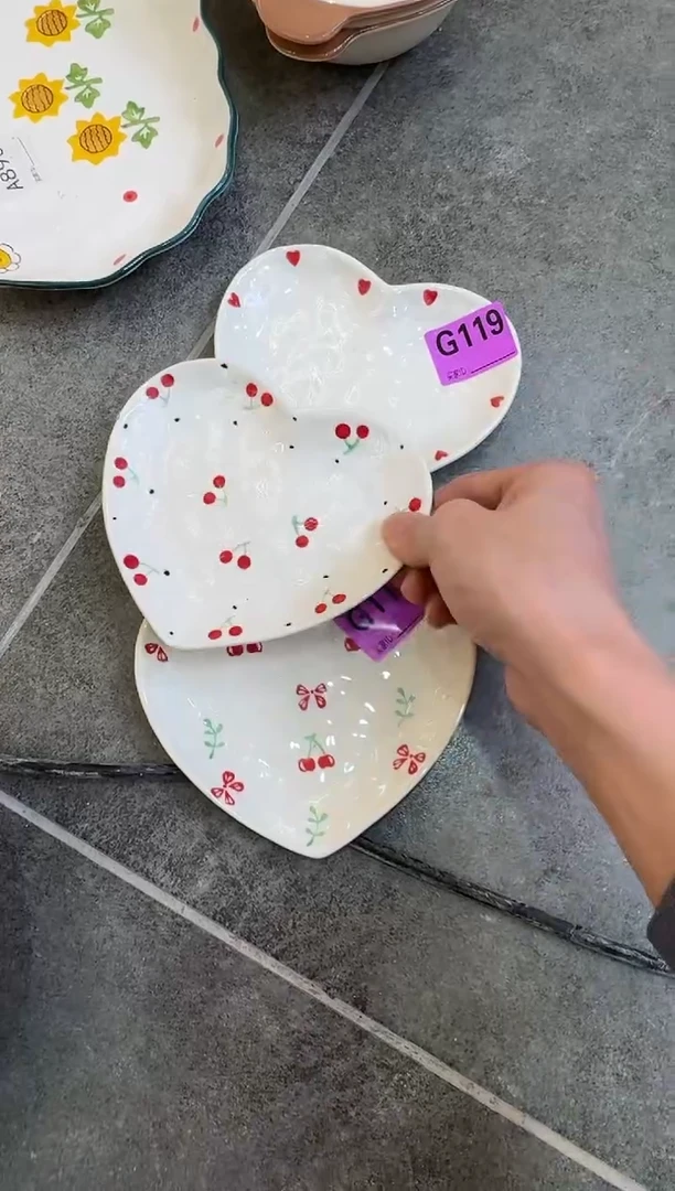 摆件陶G118-孤品3个 陶瓷餐具库存微瑕