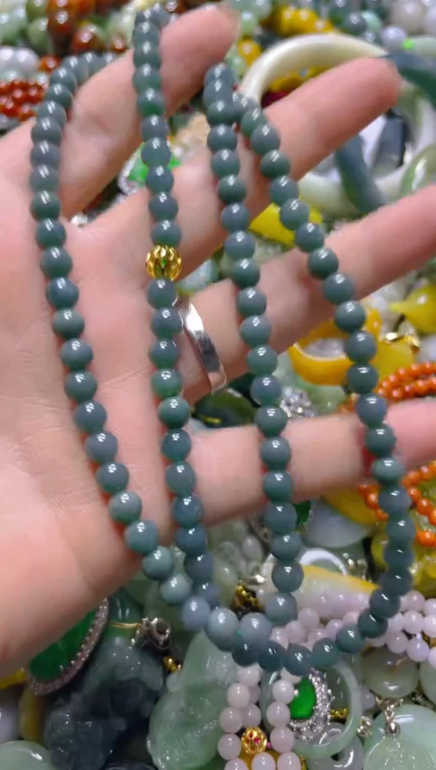 颈饰未镶嵌翡翠5MM