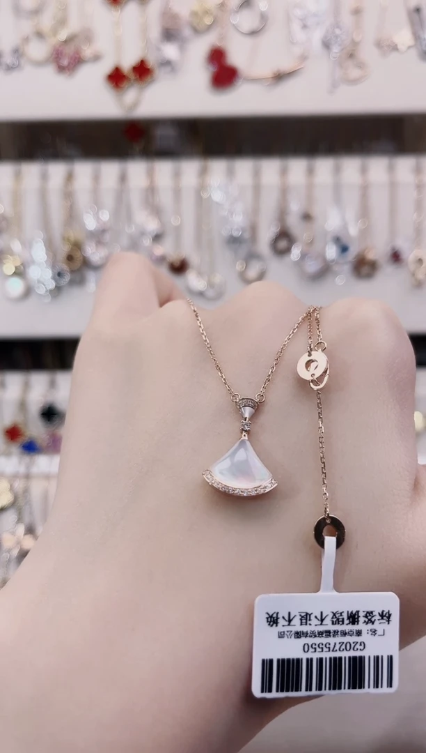 【闪购商品】贝壳（贝母）套链18K金镶嵌18K金镶嵌 K玫