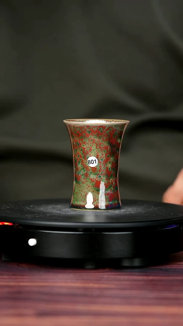 其他钧瓷801#盼龙窑一级品原矿钧瓷束腰杯