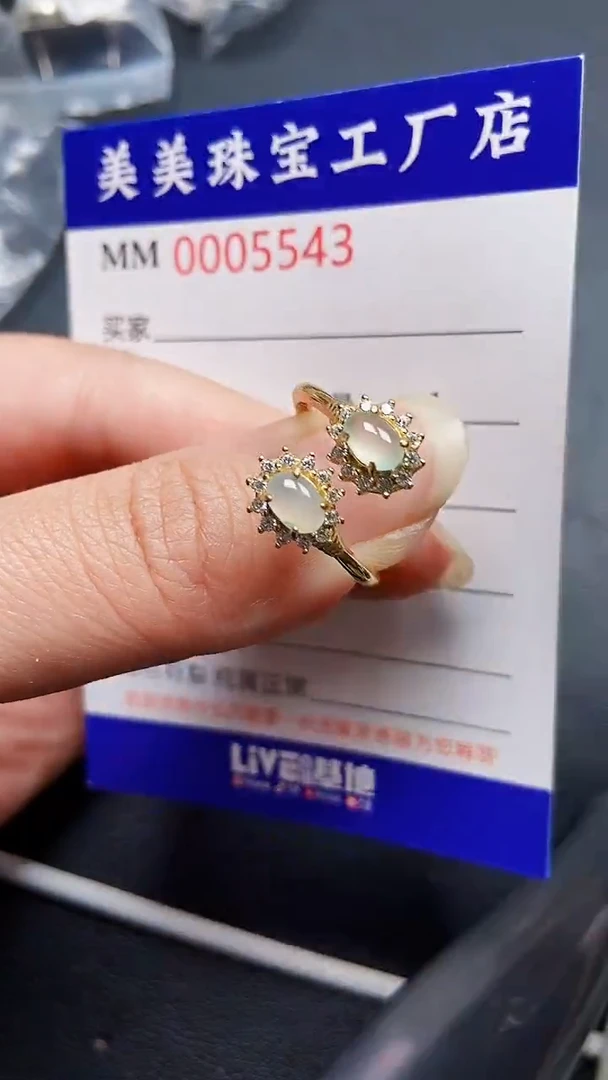 颈饰银S925镶嵌翡翠5543