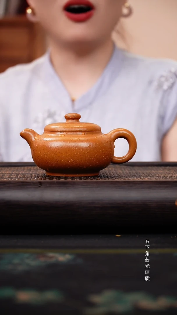 茶壶紫砂葵黄泥