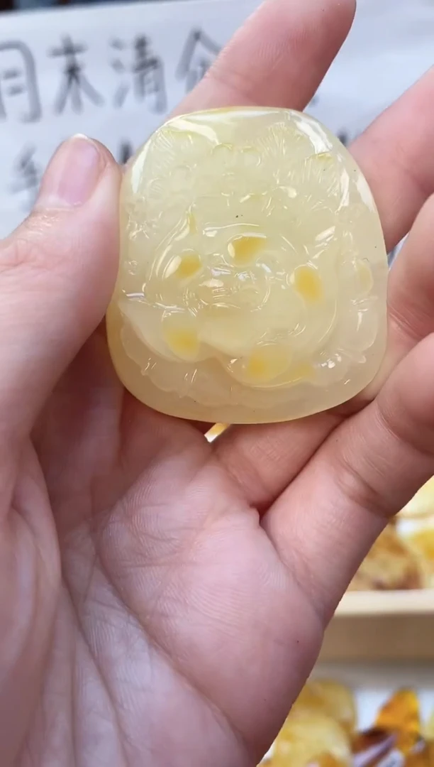 裸石琥珀未镶嵌天然琥珀蜜蜡