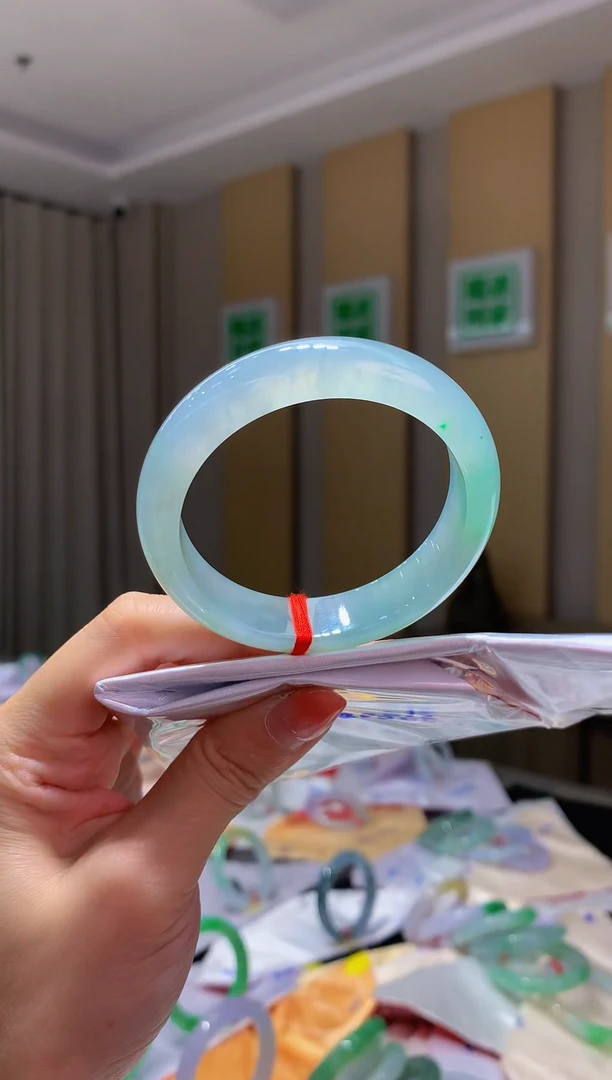 未镶嵌手镯翡翠-q94 圈口51.7