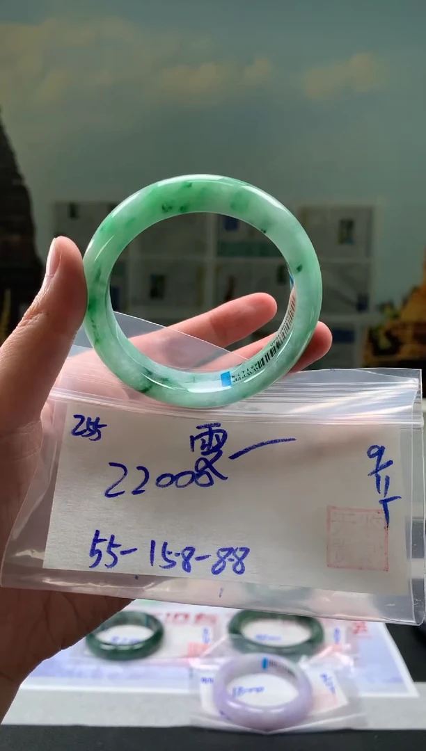 未镶嵌手镯翡翠雯*呐翡翠手镯 下单联系小耳机#255