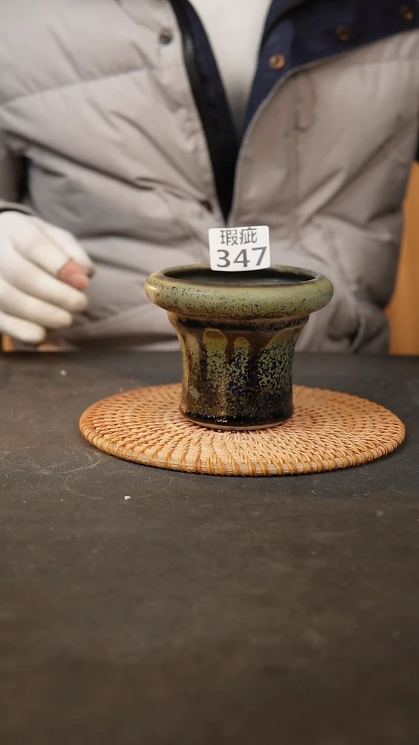 【闪购商品】瓷片347泥泥手工花盆