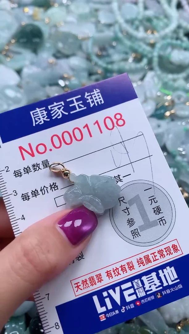 颈饰未镶嵌翡翠1108