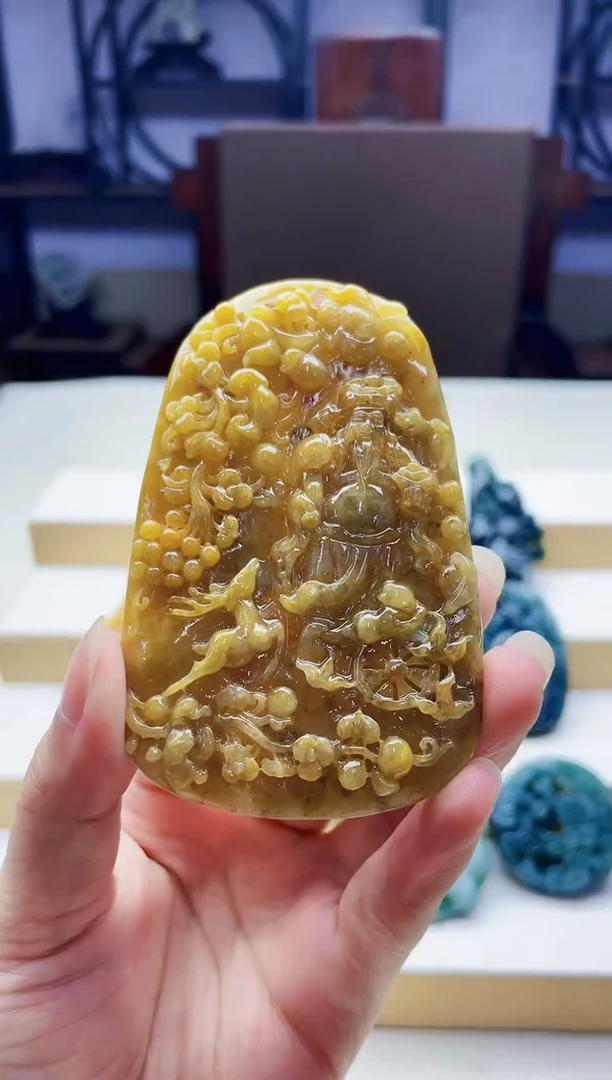 定制翡翠未镶嵌毛货08160161