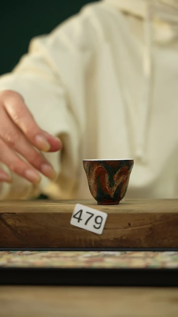 【闪购商品】瓷片新品设计师手作款 大漆手刷系列 小钱