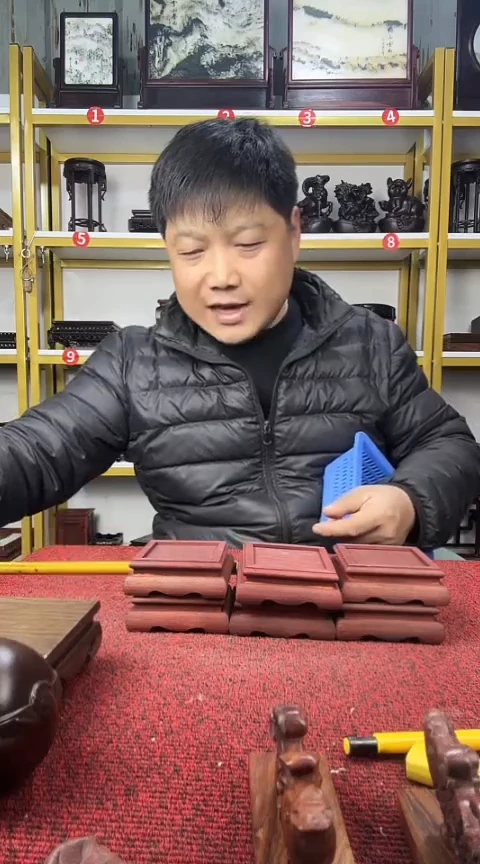 木正方小底座外径7.5*内径5.2CM