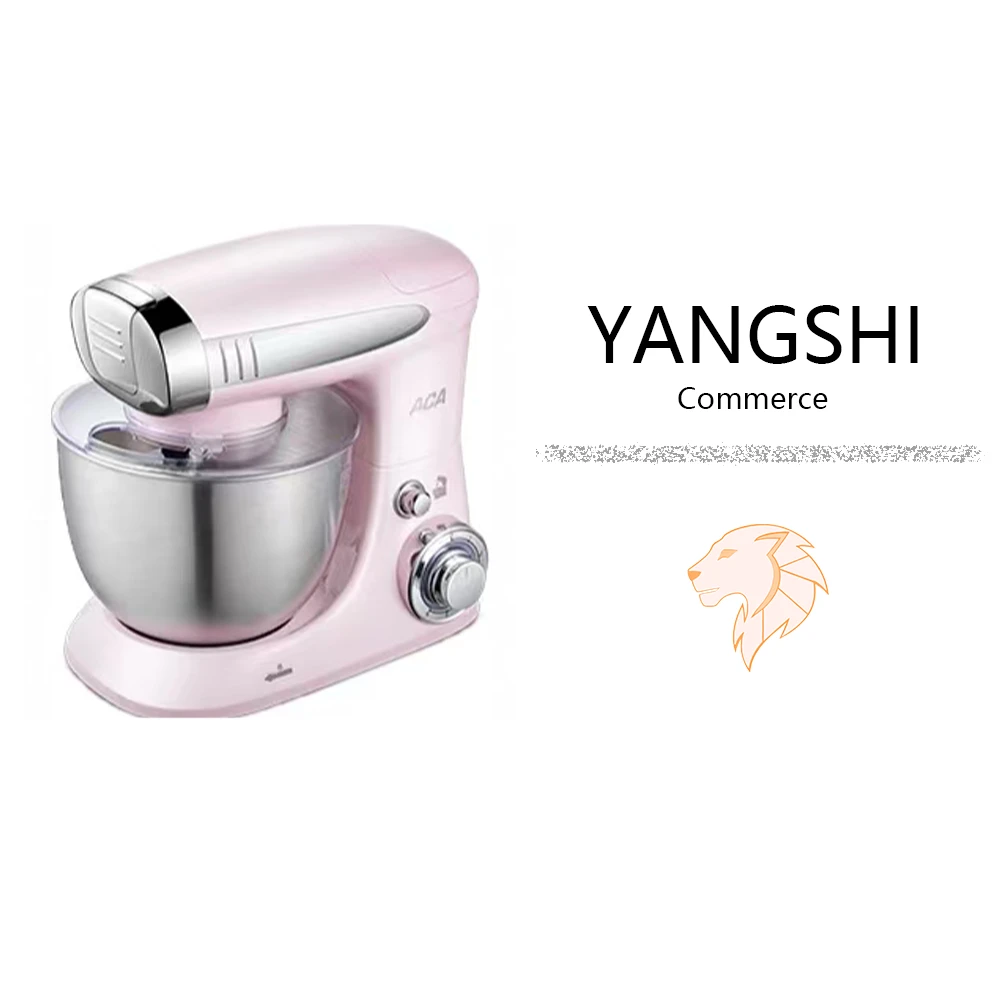 ACA厨师机粉色ASM-DA600