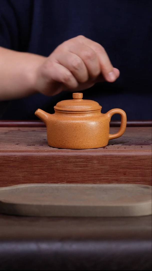 茶壶紫砂老宕口 德钟