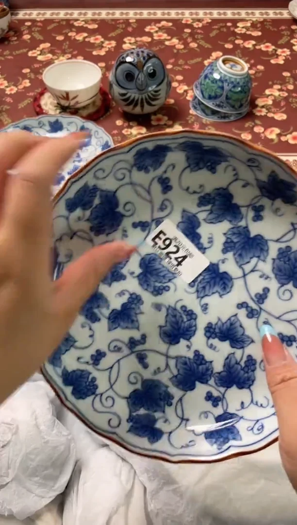瓷片人**烟瓷器瓷器E924