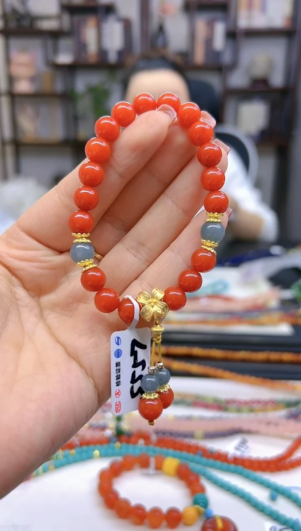 【闪购商品】南红玛瑙手链未镶嵌S557