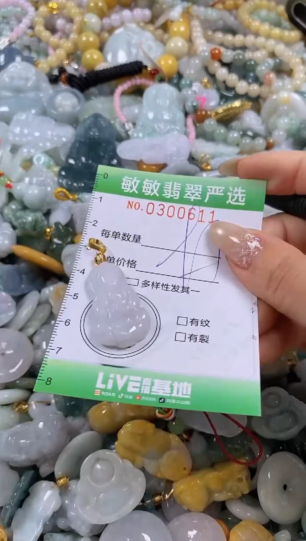 翡翠未镶嵌颈饰闪购0300611