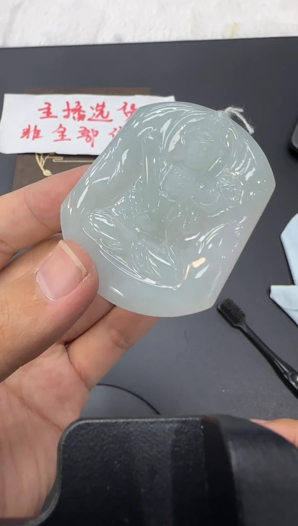 【闪购商品】翡翠颈饰未镶嵌天然翡翠A货孤品一件