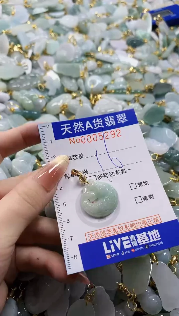 颈饰未镶嵌翡翠天然A货翡翠