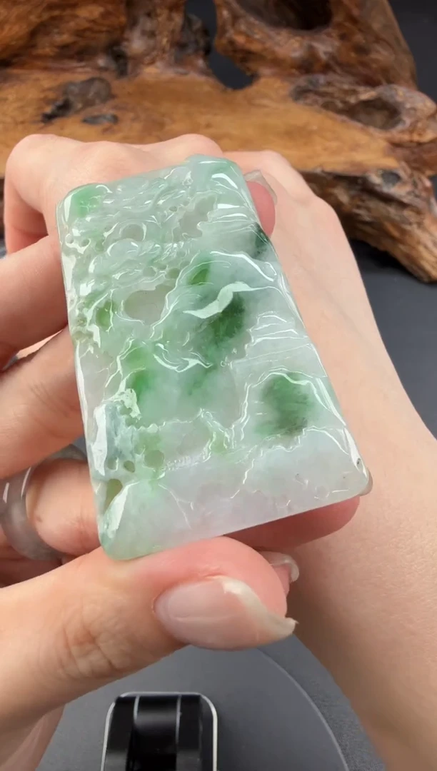 吊坠(不含链)未镶嵌翡翠翡翠饰品-43