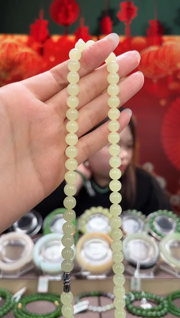 【闪购商品】和田玉项链未镶嵌卡8妈妈链