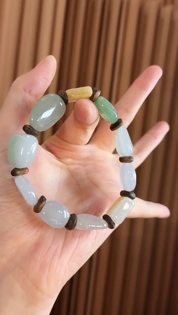 未镶嵌手链翡翠手串