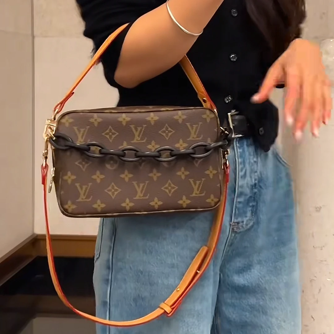 修复品LouisVuitton/路易威登中古经典洗漱包包单肩斜挎包