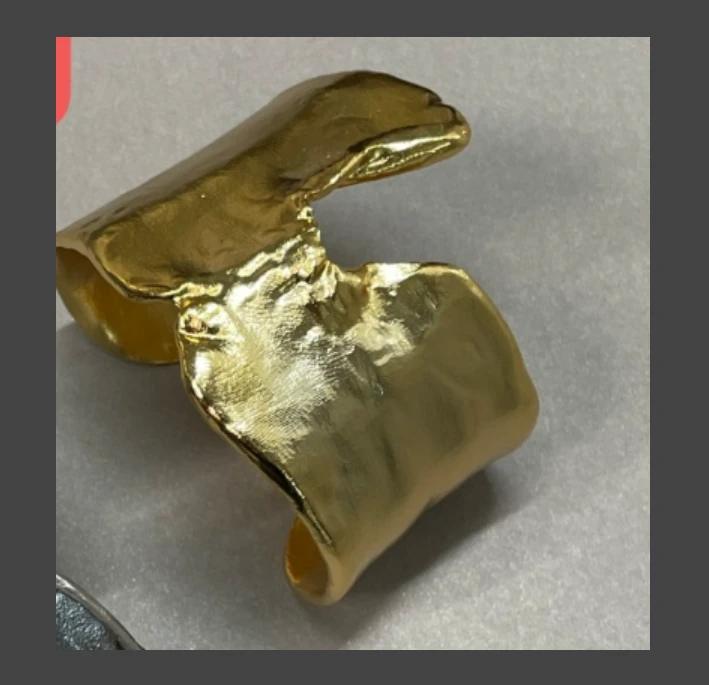 不锈钢莫桑石手镯 【邱邱分享】金色手环S59903-A2