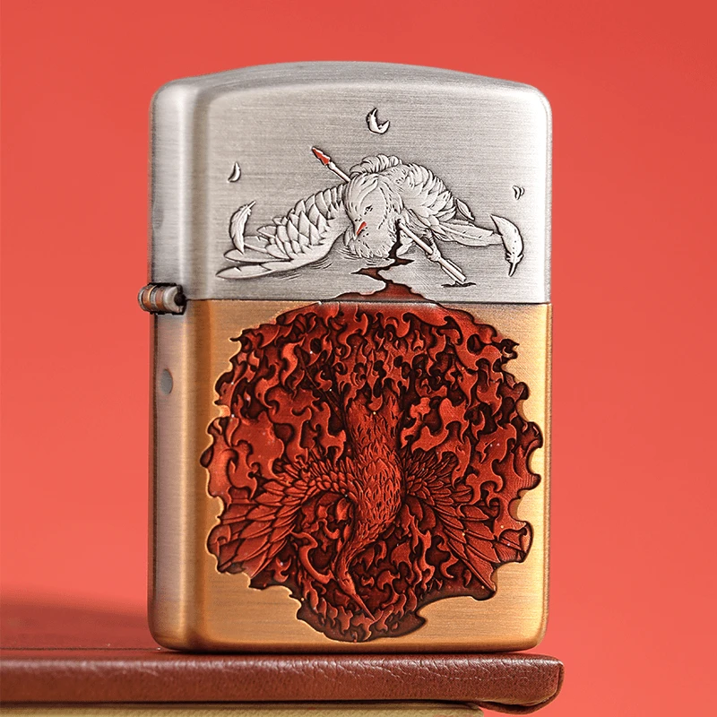 ZIPPO打火机正品【凤凰涅槃】男士原装国风收藏【达人专属】DYJ1