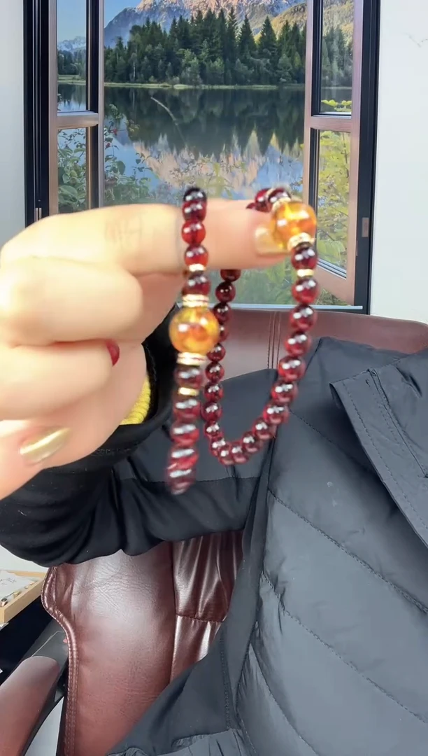手链琥珀未镶嵌手串多样性发其一