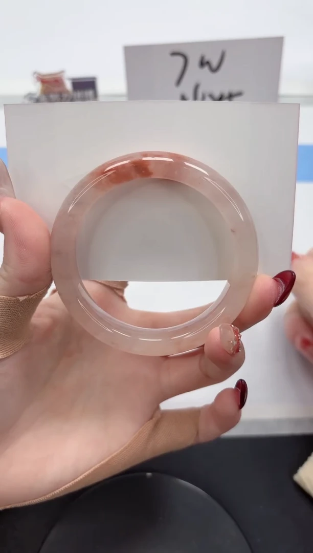 【闪购商品】石英质玉手镯未镶嵌A383-54.2