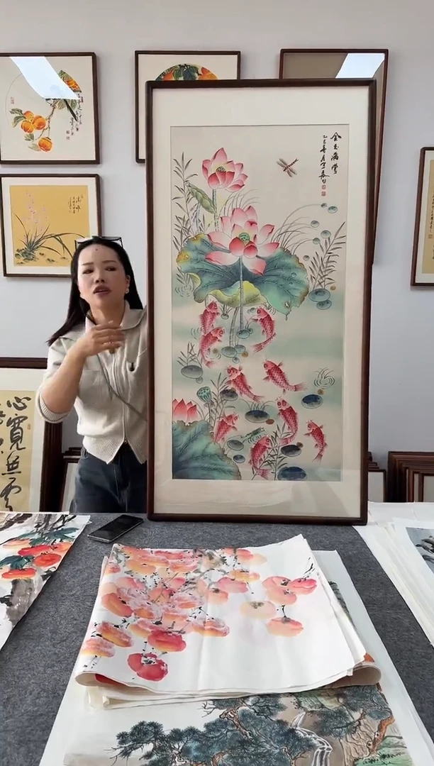 书法yc-金玉满堂-63*123绘画手绘同款