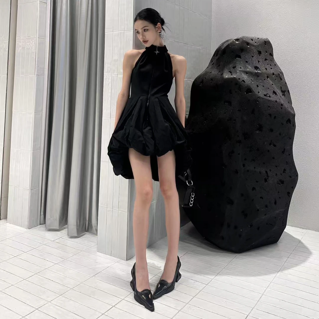 ANNAKIKI 无袖花苞连衣裙 3E2A0826H511