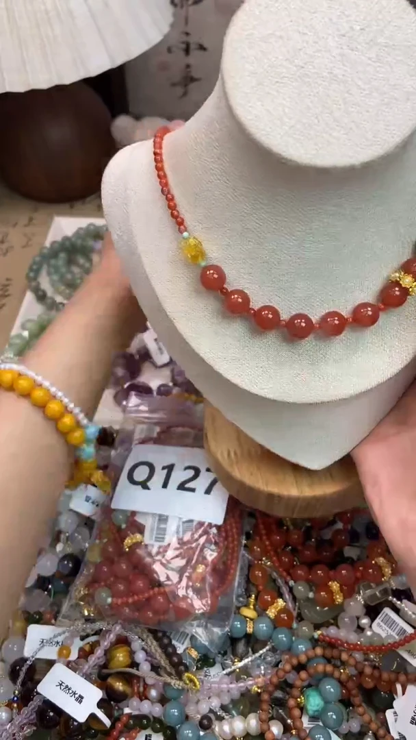 项链玛瑙未镶嵌127