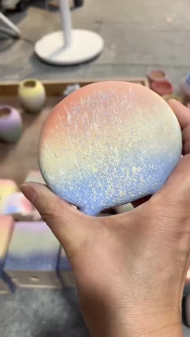 麦饭石粗陶多肉花盆