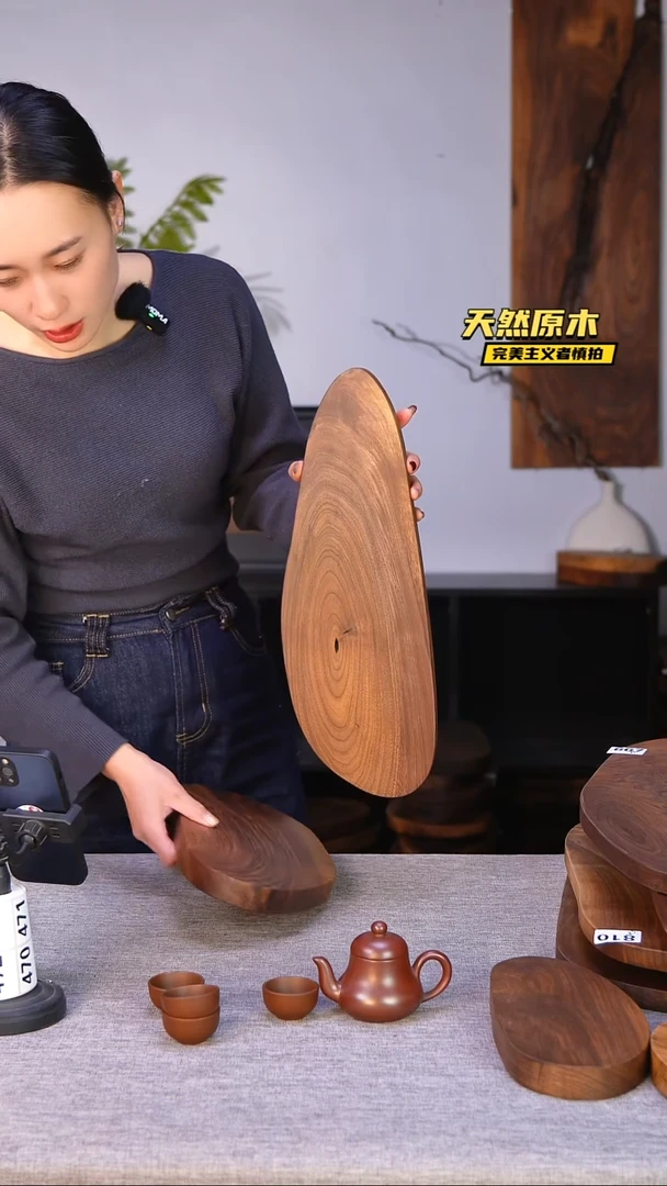 木北美黑胡桃原木.干裂疤结不属于商品质量问题完美主义者慎拍