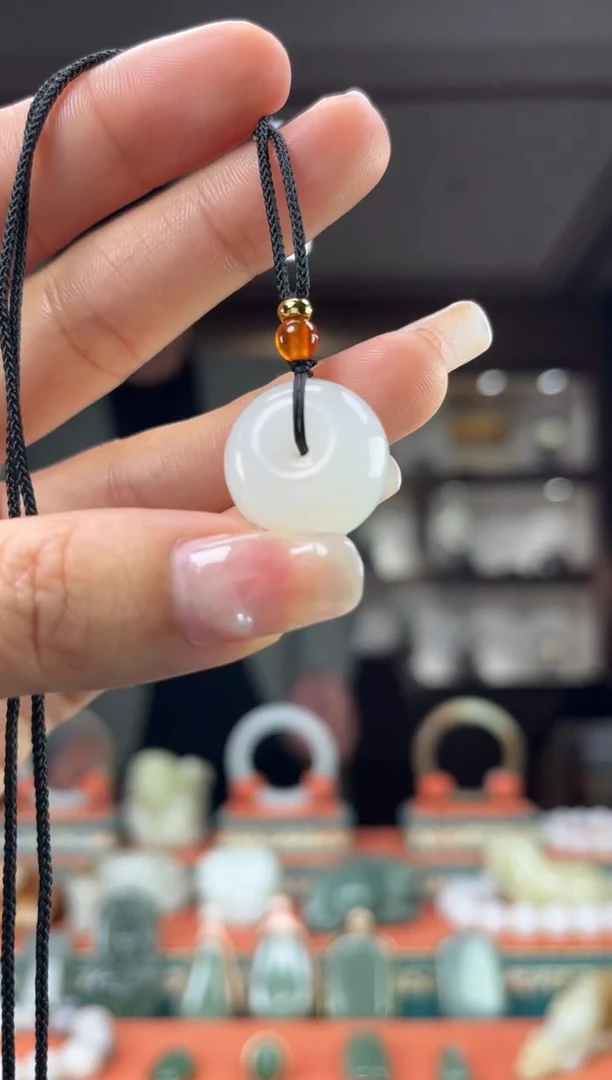 【闪购商品】和田玉颈饰未镶嵌佩佩20mm左右