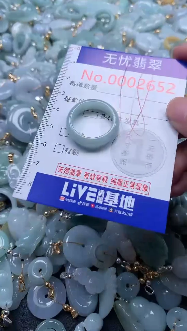 翡翠未镶嵌吊坠(不含链)2652