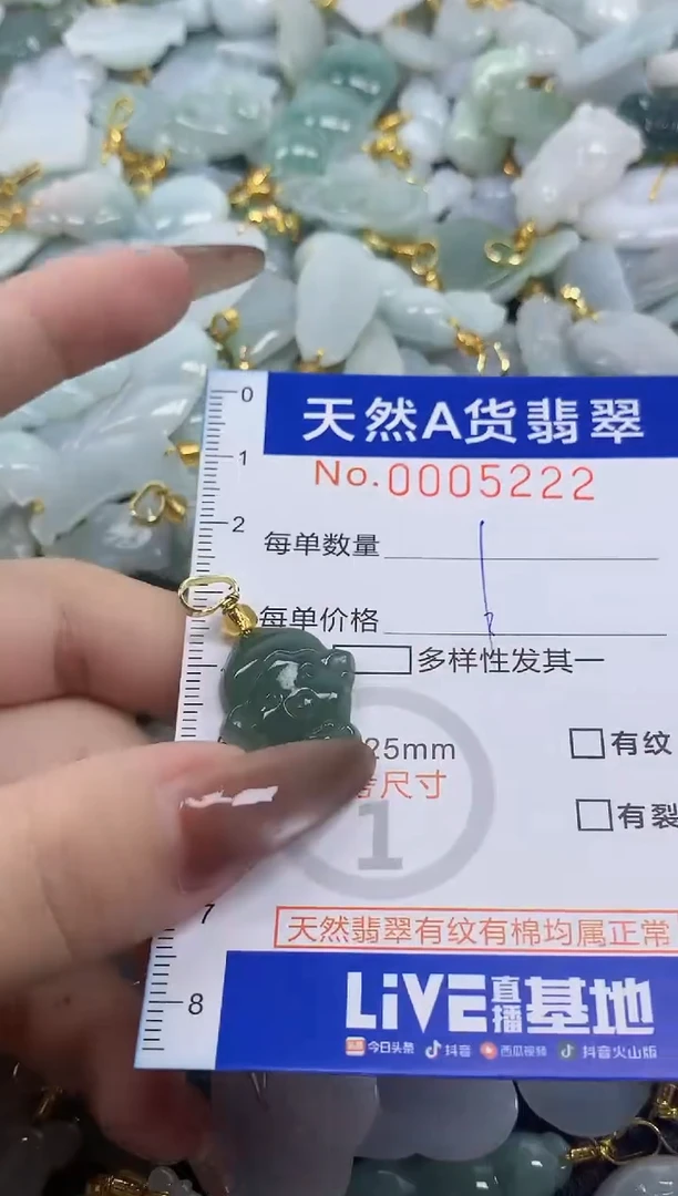 翡翠未镶嵌颈饰天然A货翡翠