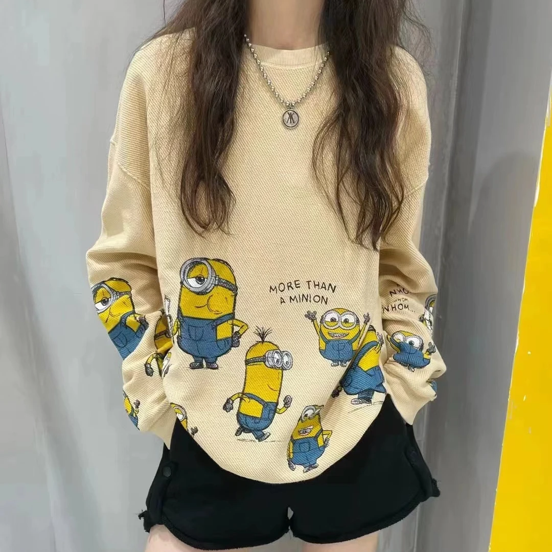 K32 纸袋小黄人杏色长袖