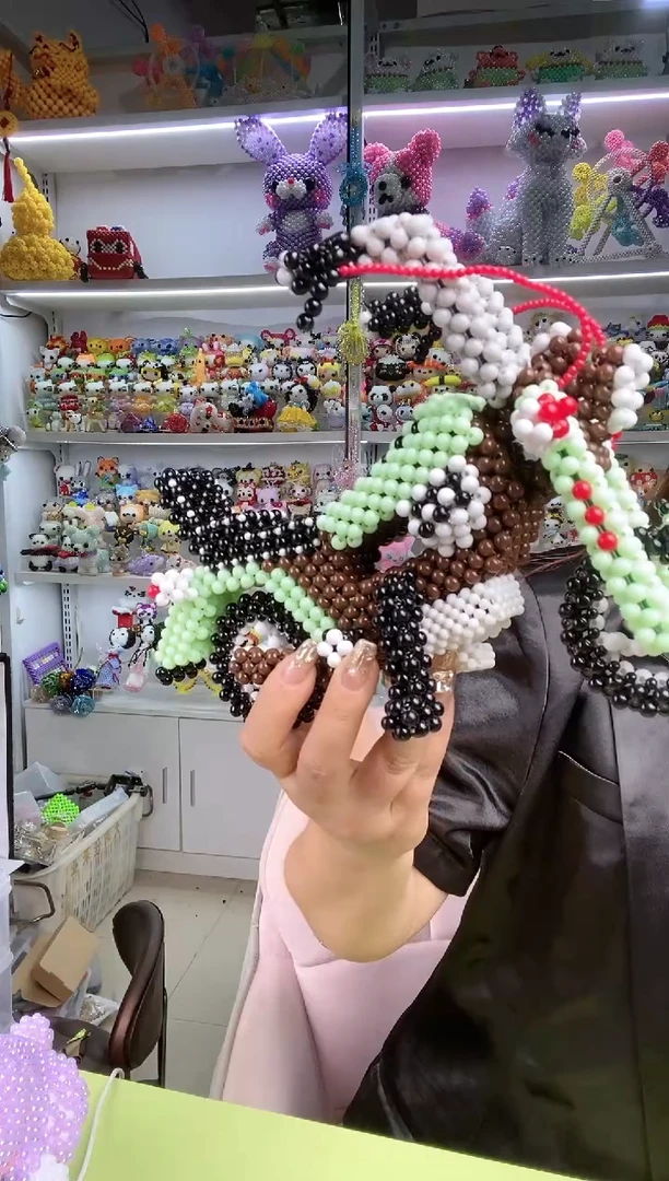 亚克力1824卡6糖果珠哈雷摩托车材料包1套