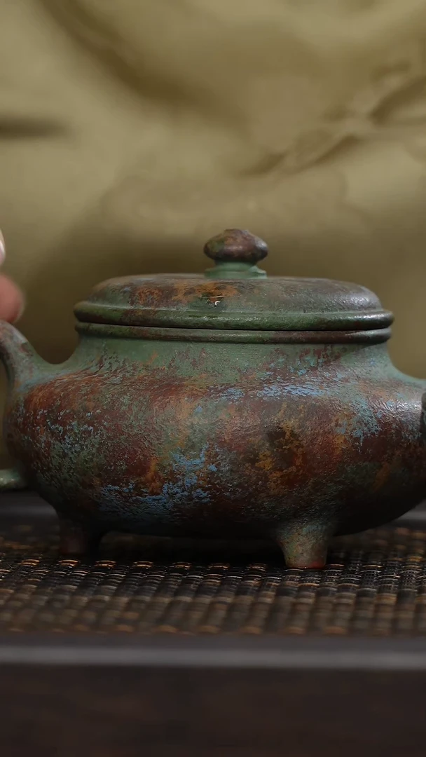 【闪购商品】紫砂茶杯非遗茶器-三足仿古