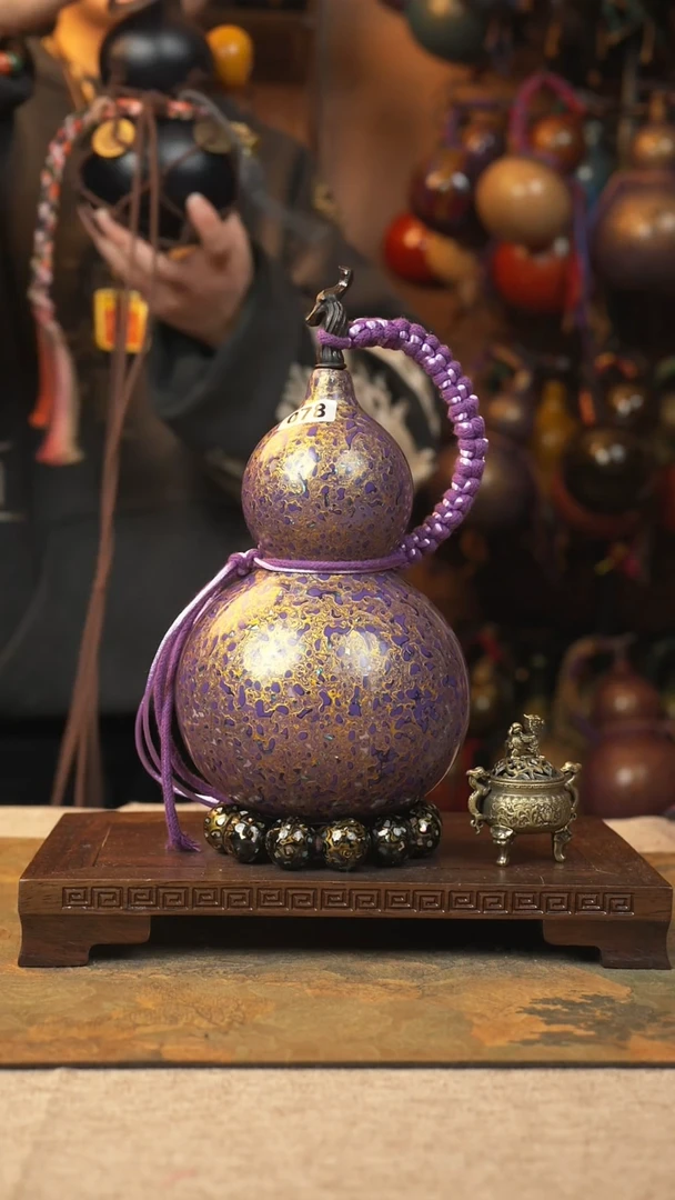 【闪购商品】078大漆葫芦一物一拍记葫堂出品