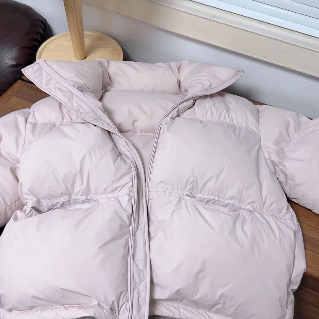 【原歌】小泡芙冬季90新国标白鸭绒粉泡芙羽绒服YG419