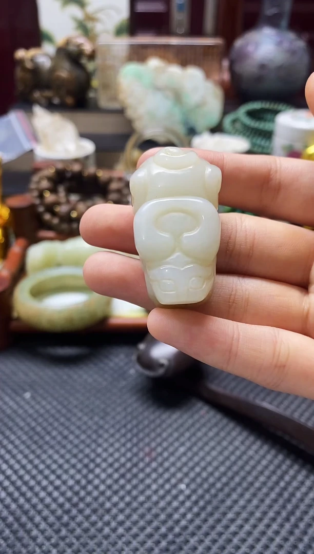 未镶嵌和田玉挂件库存+4拍