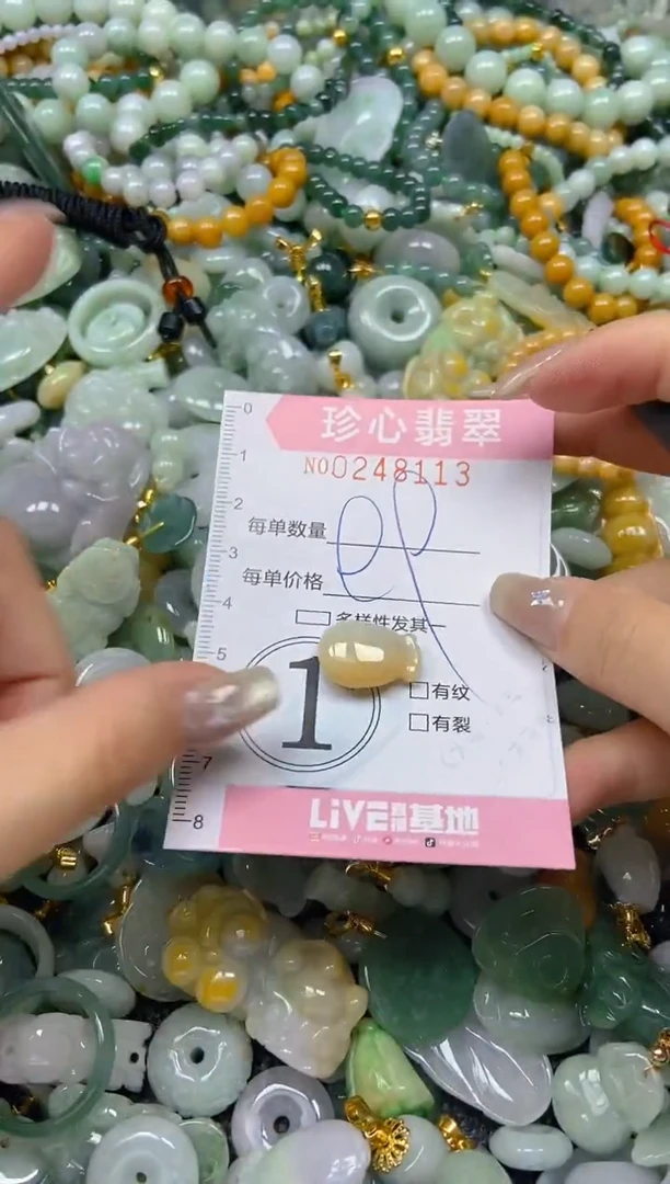 翡翠未镶嵌颈饰闪购0248113