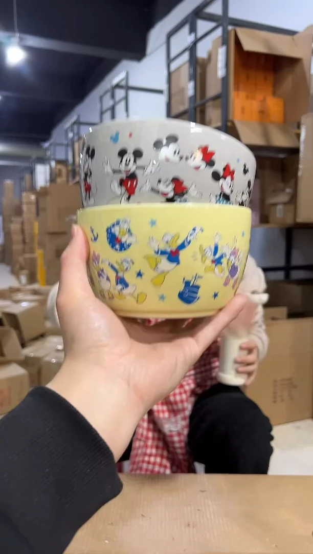 【闪购商品】杯米奇大碗加唐老鸭大碗微瑕