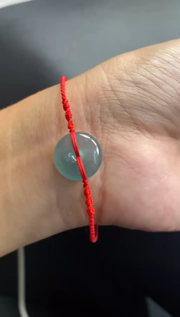 颈饰未镶嵌翡翠平安扣手绳